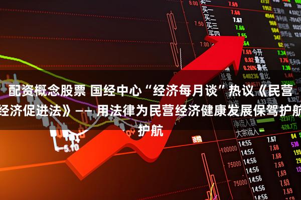 配资概念股票 国经中心“经济每月谈”热议《民营经济促进法》—— 用法律为民营经济健康发展保驾护航